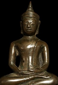 Bronze Thai Kampen-Phet Buddha