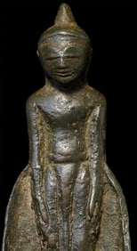 Uncommon Early Burmese Buddha, 5.75"
