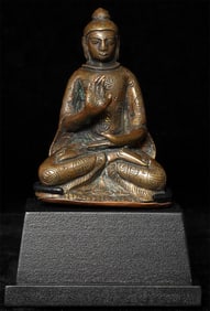 Unusual Himalayan Buddha. Early style with good Age-
