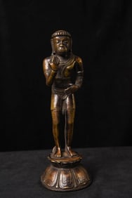 Antique Hanuman- Good size at 8.5 inches tall, and quite heavy for his size as he is solid cast.