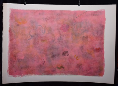 Robert Natkin Limited Edition Vivid Abstract Impressionist- Exceptional Lithograph- Vibrant!.
