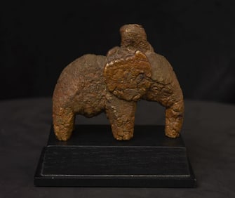 ANCIENT (Bronze Age?) Bronze Elephant. May be the oldest item I have ever offered.