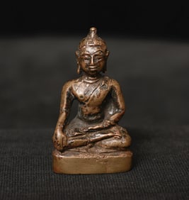 15/16thC or earlier Southern Thai Bronze Buddha.