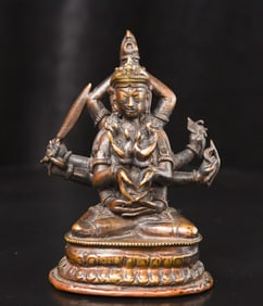 Antique Nepalese 12 Armed Bodhisattva