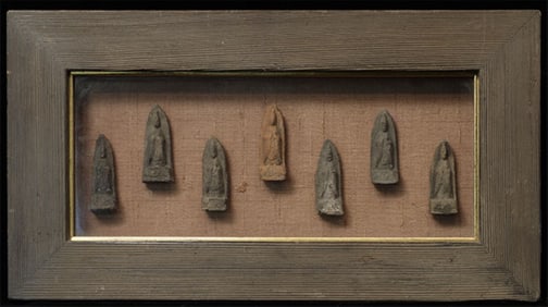7 early (Pre-Tang)Chinese clay/terracotta Bodhisattva