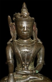 13/14thC Burmese Post Pagan/Early Ava Buddha.-Special Face
