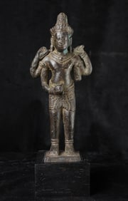 12/13thC Buddha of Compassion-Cambodia- high quality- powerful, spiritual,animated, substantial