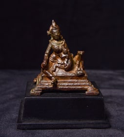 10/11thC INDIA Bronze Ambika Pala!