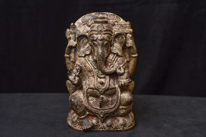 Early Iron Ganesh of the Best Quality-Finesse, detail and spiritual potency