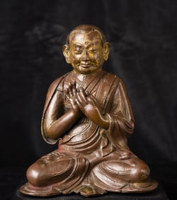 18thC Tibetan Monk, Incredible Meditative Energy- Very Best Quality