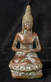 Rare and wonderful early Buddha, possibly from Java or a related culture on another island in the
