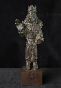 Circa 800 AD -RARE Bronze Buddha/ Bodhisattva, Kashmir, India/Himalayas-1000+ yrs old!