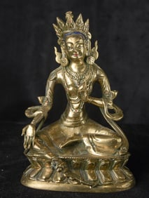 19/early 20thC Mongolian Bodhisattva.