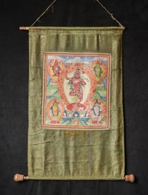 Superb 18/19thC Mongolian Thangka with 5 dakinis. Powerful and beautiful. Very well painted, and in