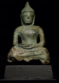 7-9thC Dvarati Buddha, 5.25" Tall-Early, Authentic, Powerful