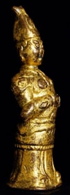 Early Chinese Bronze guardian figure (Tang? Ming?)
