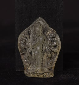 10thC Cambodian Glass Multi-Arm Tantric Deity-Very Rare