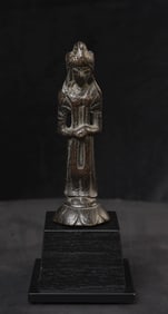 Chinese Sui Bronze Bodhisattva- Early type-close example at Kollers