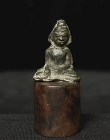 5-7thC Burmese Mon Buddha-One of the Earliest Buddha types in Burma.