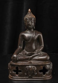 18/19th century Northern Thai Buddha in an earlier Style.