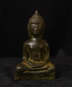 Early Burmese Buddha-Probably from the late Pyu period.
