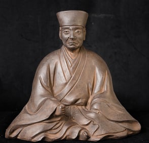 18/19th century Japanese, master of tea. I’ve not seen another like this before.