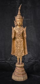 19thC Thai Rattanakosin Style Buddha, 22" Tall-Very Nice Example.