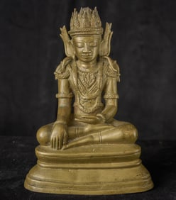 19th century Burmese, Arakan style bronze, or brass Buddha.