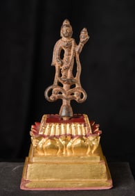 TangorlaterMiniatureStandingBronzeBuddha/Bodhisattva.