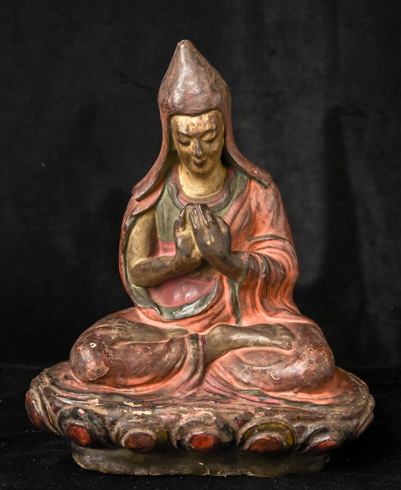 15th-17thC Tibetan Buddhist Monk Made of Clay. Rare, Charismatic, Spiritually Potent (1 of 14)