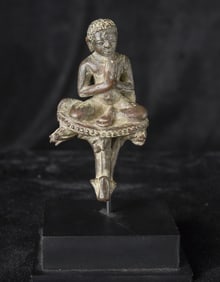 9th/10thC Burmese Solid-Cast Monk Is Likely Late Pyu/Pre Pagan