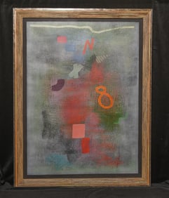 Robert Natkin Striking Multi-Technique Work. Powerful Example