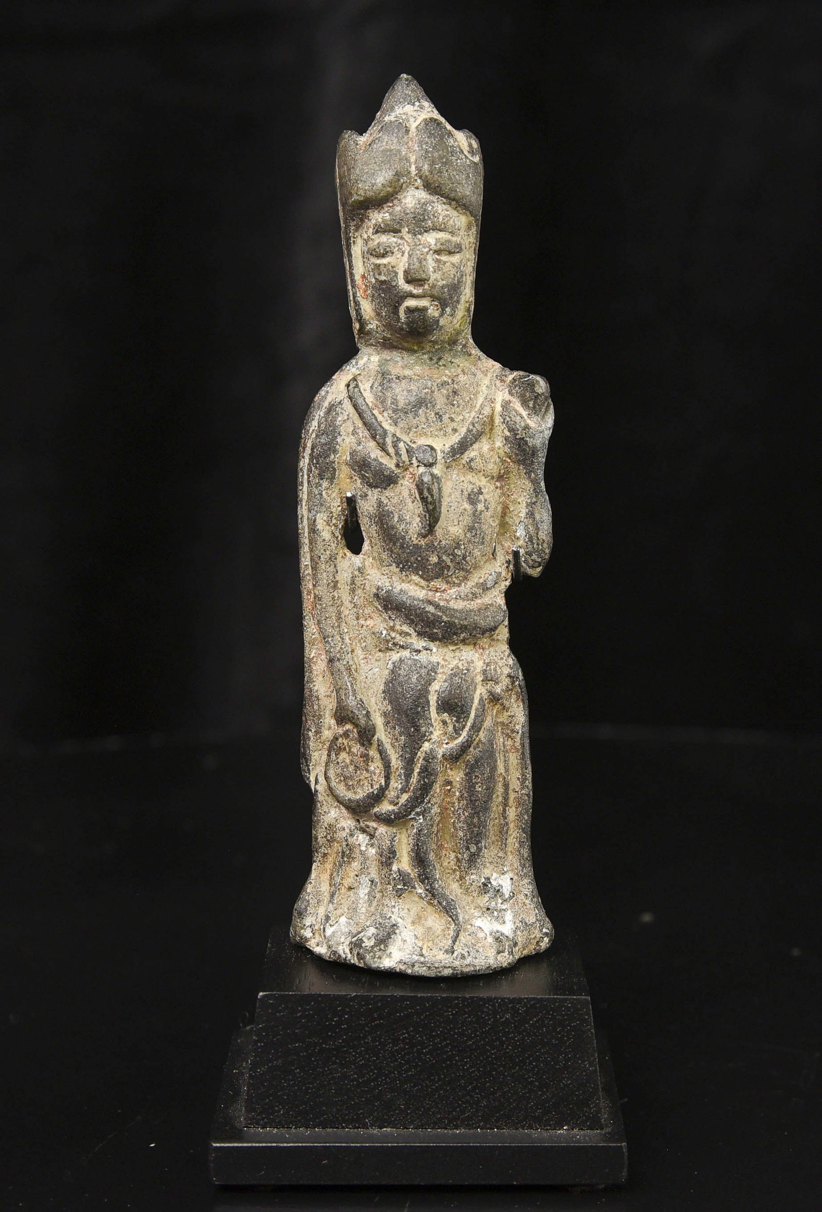 Very Early Korean Buddha Bodhisattva. Remains of High Karat Gilding. Authentic! (1 of 12)