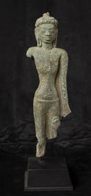 6/7thC Mon Style Burmese Bronze Buddha. Largest Of Its Type- Known.