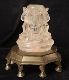 15/16thC or earlier Northern Thai four-sided Crystal Finial-Museum piece