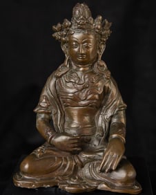 Rare type 18thC Tibetan Buddha or Bodhisattva.