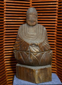 17thC Enku Buddha Masterpiece, Monk, Poet, and Famous Japanese Pre-Modern Sculptor