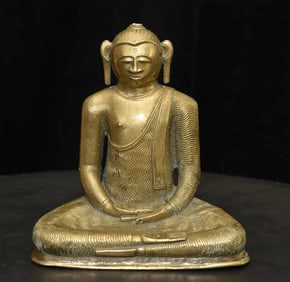16th-18thC Kandy Period Sri Lanka Buddha. Brilliant Temple Piece