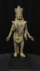 11thC West Tibetan Bronze Bodhisattva with Four Arms