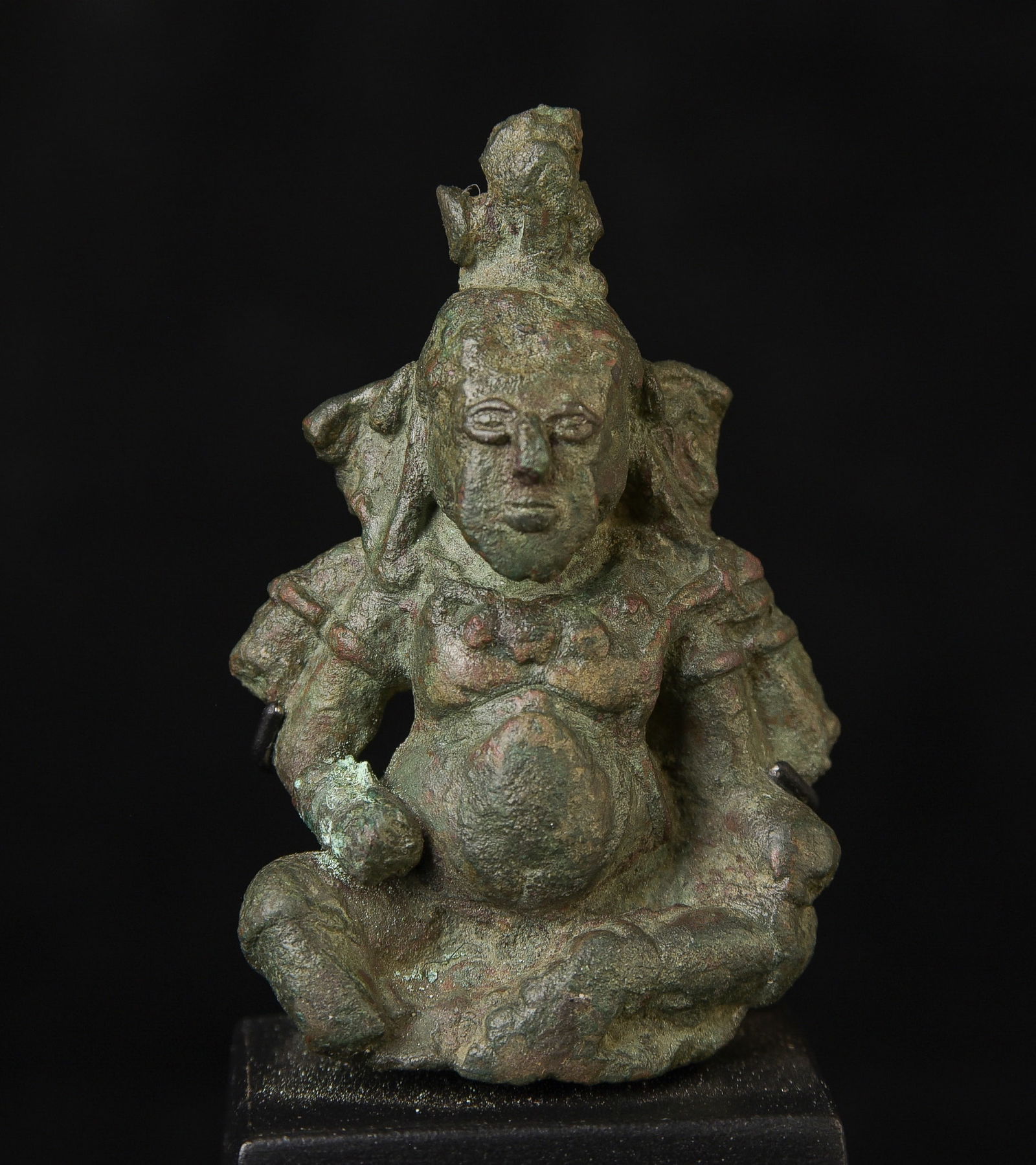 Very early solid cast bronze Ganesh- likely 1000+ years old- unique (1 of 16)