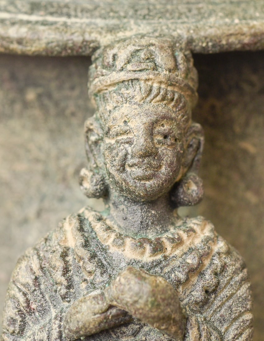 Bronze Buddhist Stupa, The sections stack loosely together. - 19