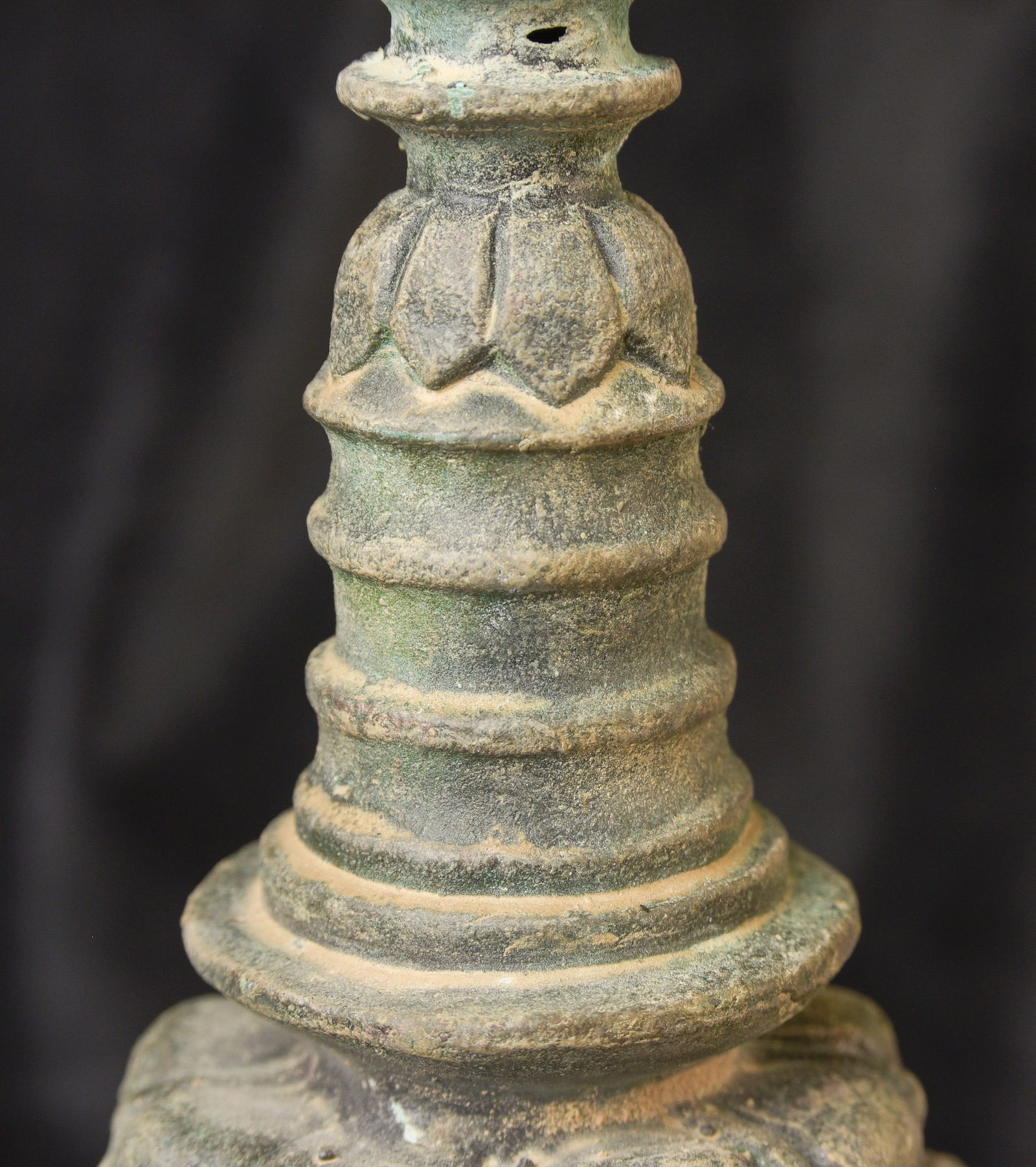 Bronze Buddhist Stupa, The sections stack loosely together. - 6