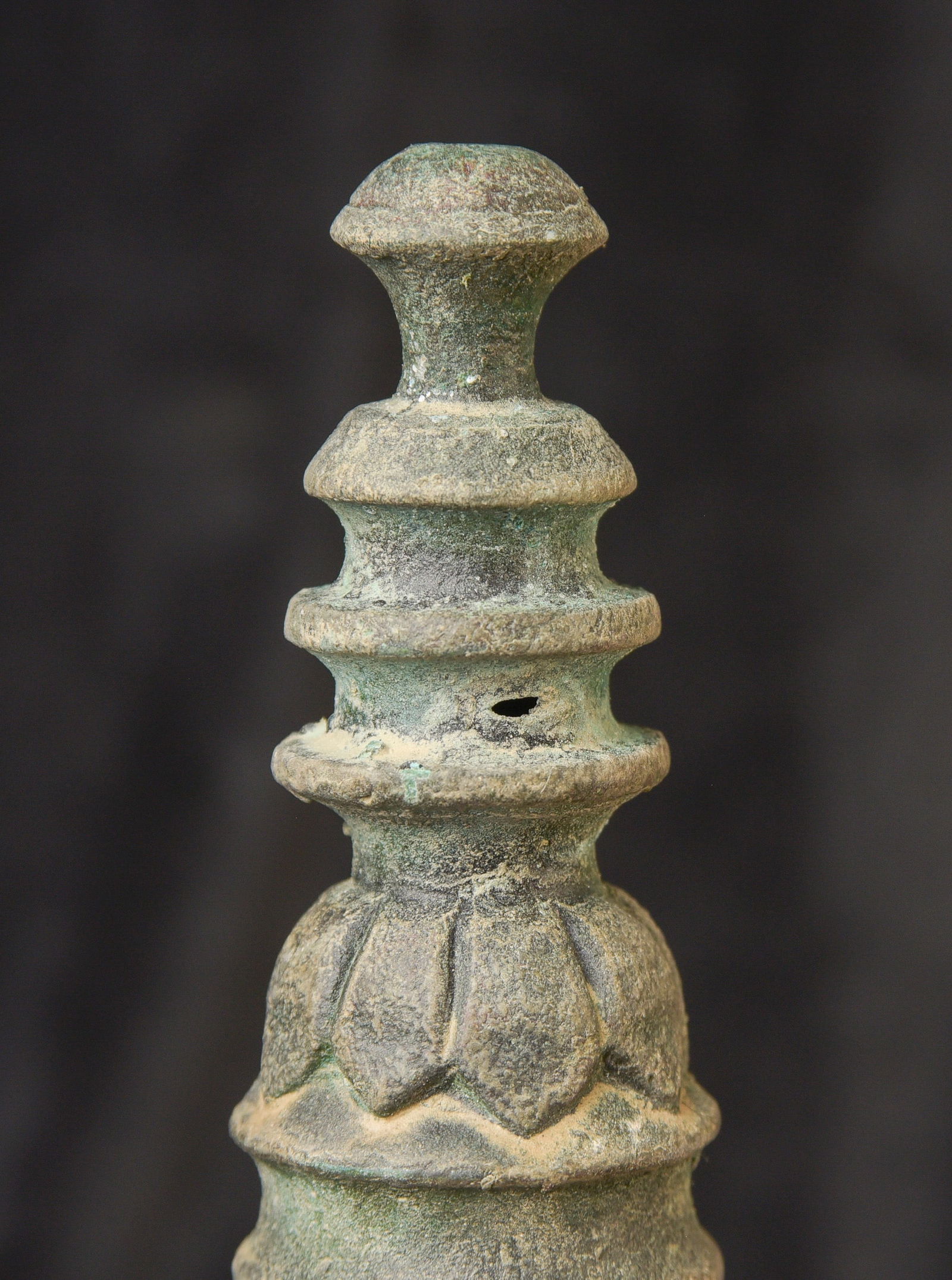 Bronze Buddhist Stupa, The sections stack loosely together. - 7