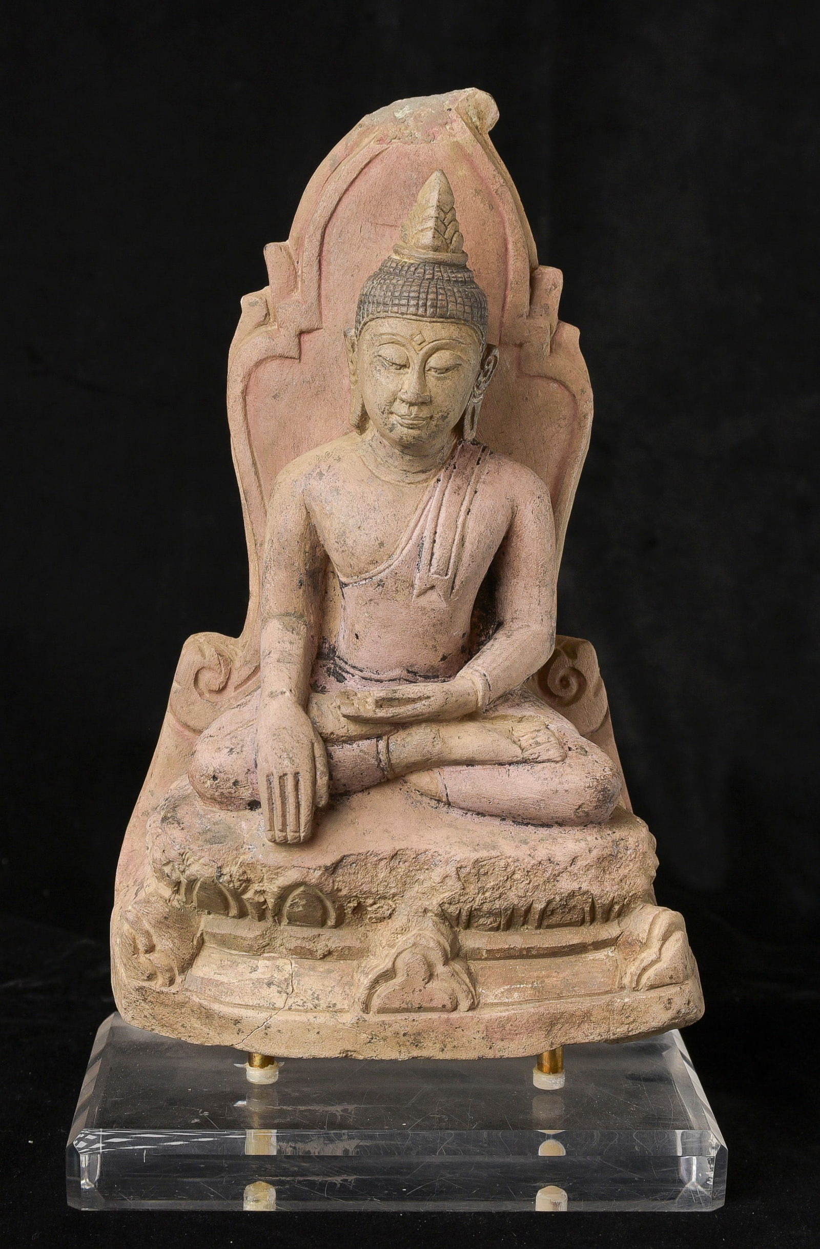 15thC Northern Thai stucco Buddha-FINE (1 of 16)