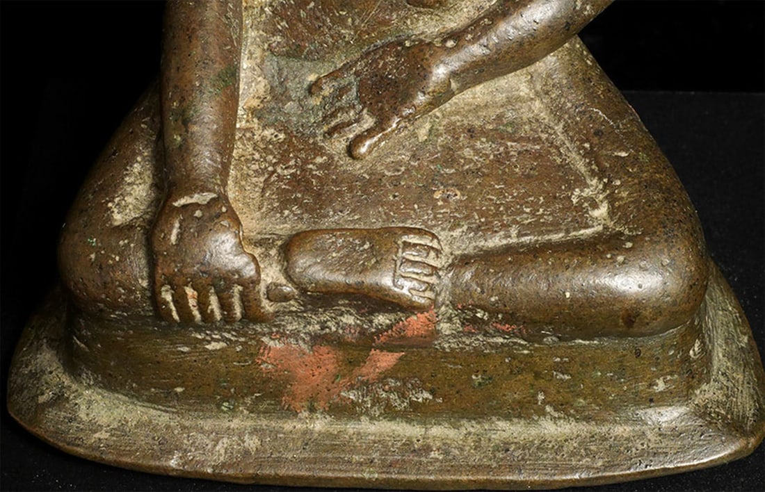 17thC (or earlier) Arakan Buddha. - 7