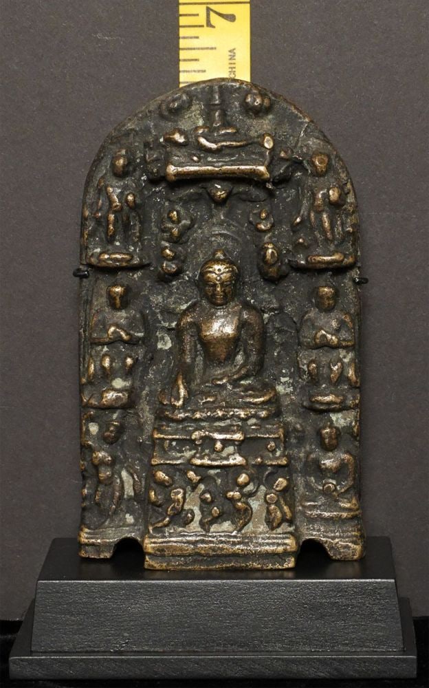 BUDDHA India Bronze, Solid-cast Pala style bronze - 10