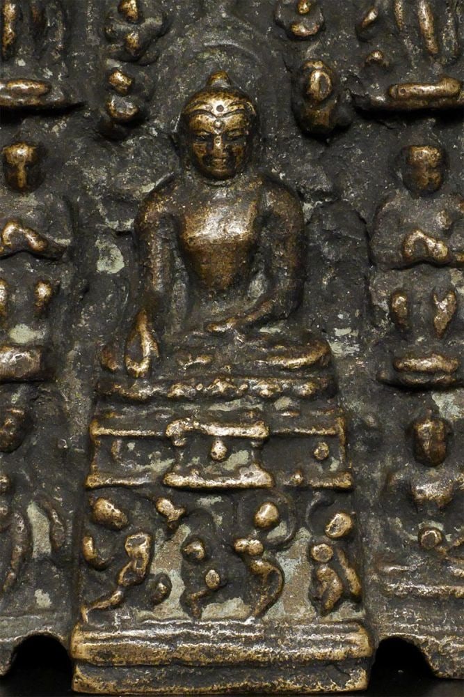 BUDDHA India Bronze, Solid-cast Pala style bronze - 2