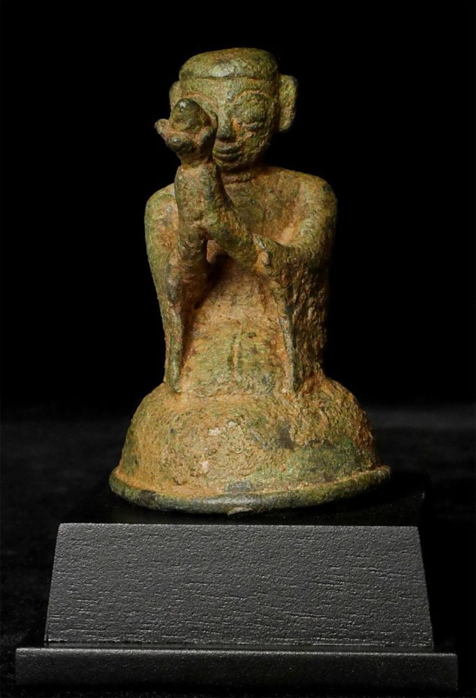 Early Burmese Monk- rare type- Deeply devotional - 2