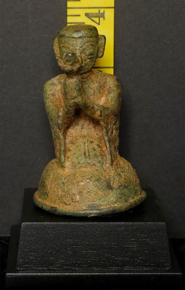 Early Burmese Monk- rare type- Deeply devotional - 6