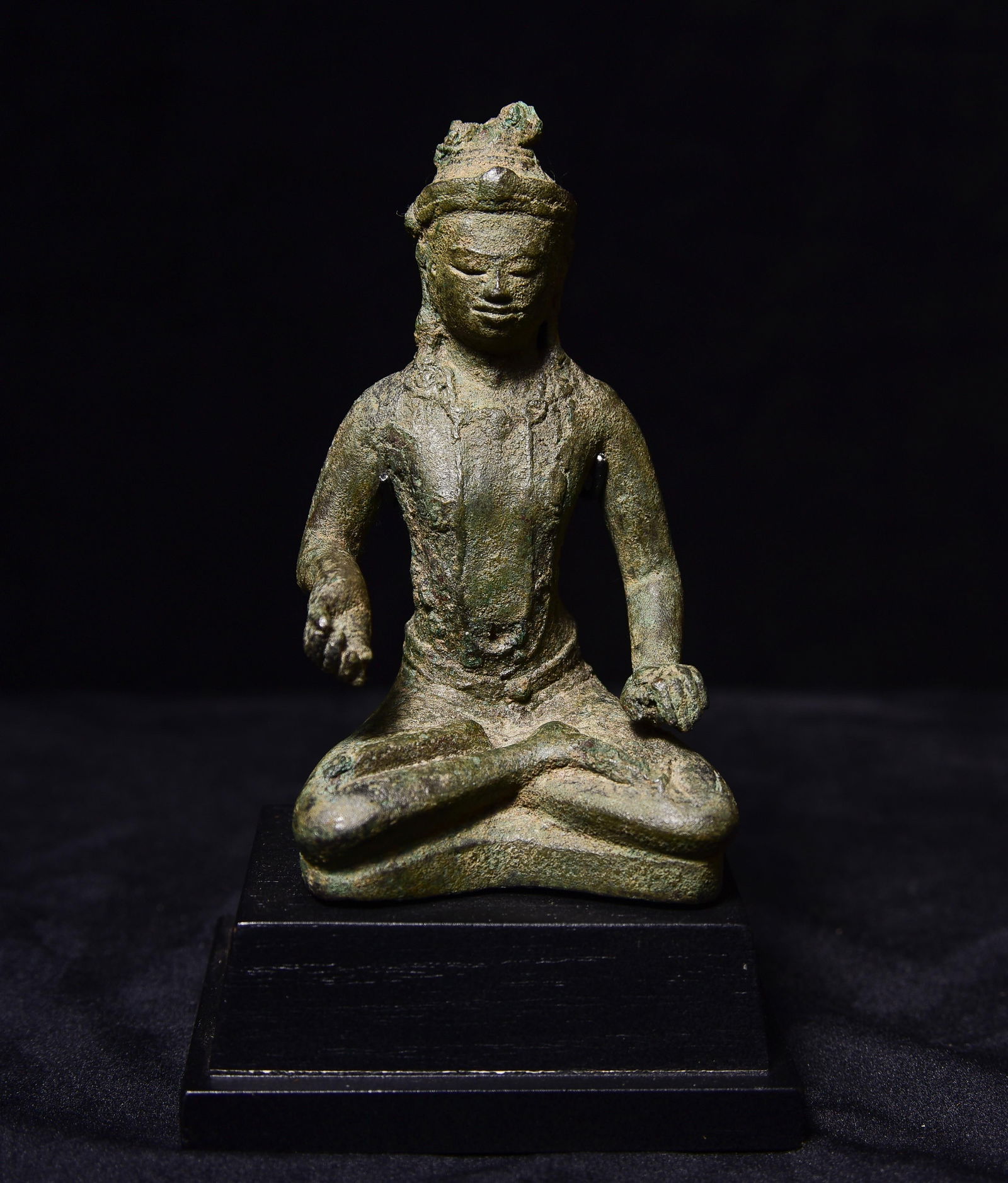 11th/12thC. Southern Thai Bronze Buddha-Distinct from Khmer Styles-Special Collectors piece (1 of 12)